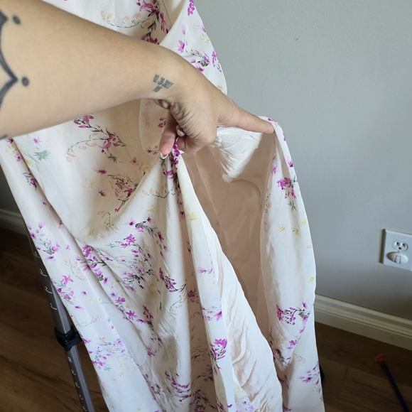 #3 Lulu's Pink Ruffled Off-Shoulder Sundress - Picture 6 of 8